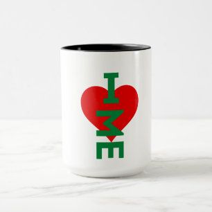 Amo-me caneca de café