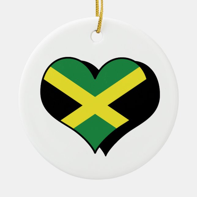 Amo o Ornamento Jamaica (Frente)