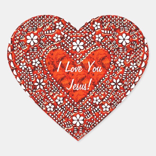 Amo-Te A Opções De Adesivos 1A (Frente)