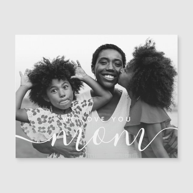 Amo-Te Mãe Foto Clássica Moderna (Frente)