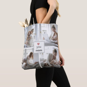 Amo-te Mãe - Saco de Tote Personalizado para a Mãe
