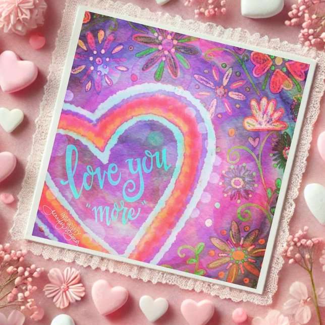 Amo-Te Mais Bonito Inspirividade Do Coração Roxo (Criador carregado)