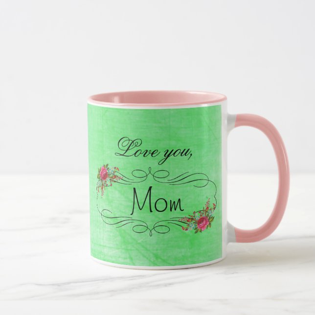 Amo Você Mãe, Caneca de Café do Dia das Mães (Direita)