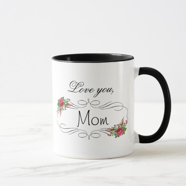 Amo Você Mãe, Caneca de Café do Dia das Mães (Direita)