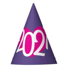 amor 2027 chapéu de festa de Ano Novo ultra violet