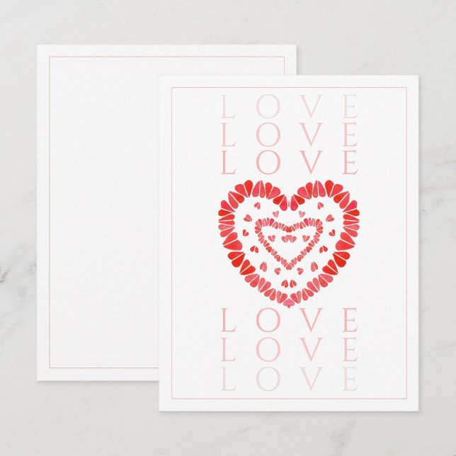 AMOR 4,25x5,5 Cartão Plano (Frente/Verso)