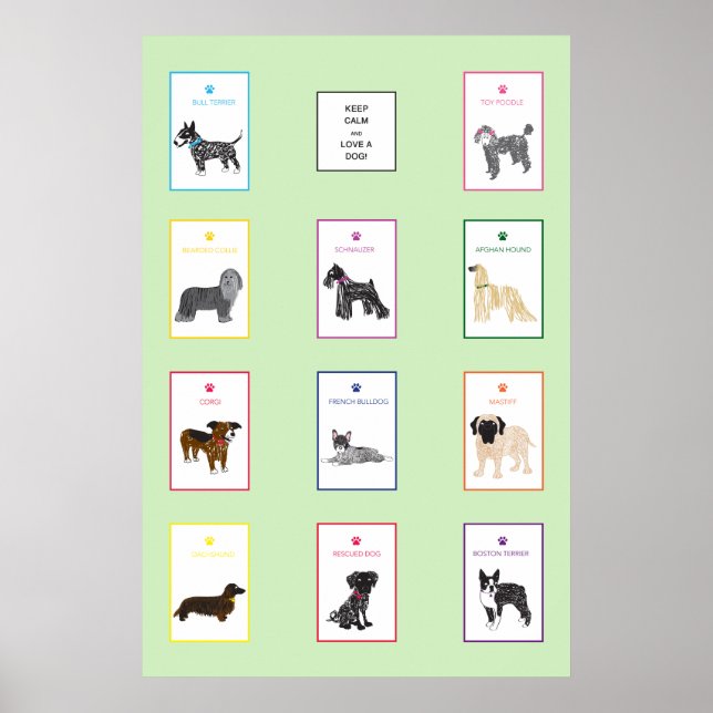 Amor A Poster De Cachorro (Frente)