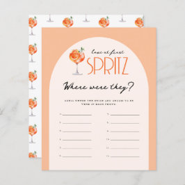 Amor à Primeira Bridal Spritz Onde Estavam Jogo