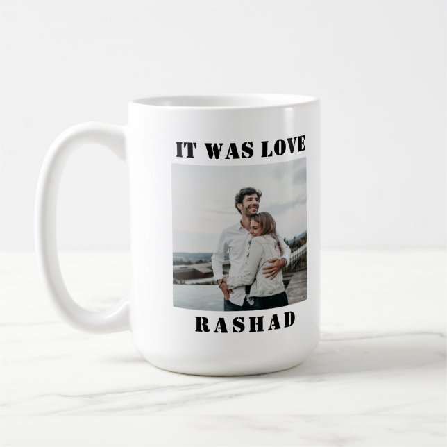 Amor à primeira vista casal caneca de café (Esquerda)