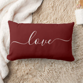 AMOR | Almofada Lombar Reversível Vermelha e Branc