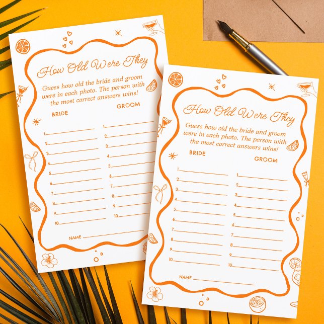 Amor ao Primeiro Chá de panela Spritz Jogo da Idad (Criador carregado)