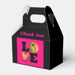 AMOR Apple Heart Potato Obrigado Caixa de Favor
