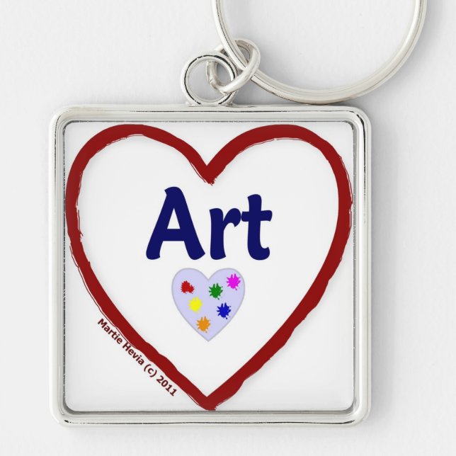 Amor: Arte - Chaveiro (Frente)