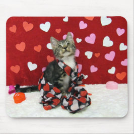 Amor, Bandit, o Tabby Kitten Mousepad
