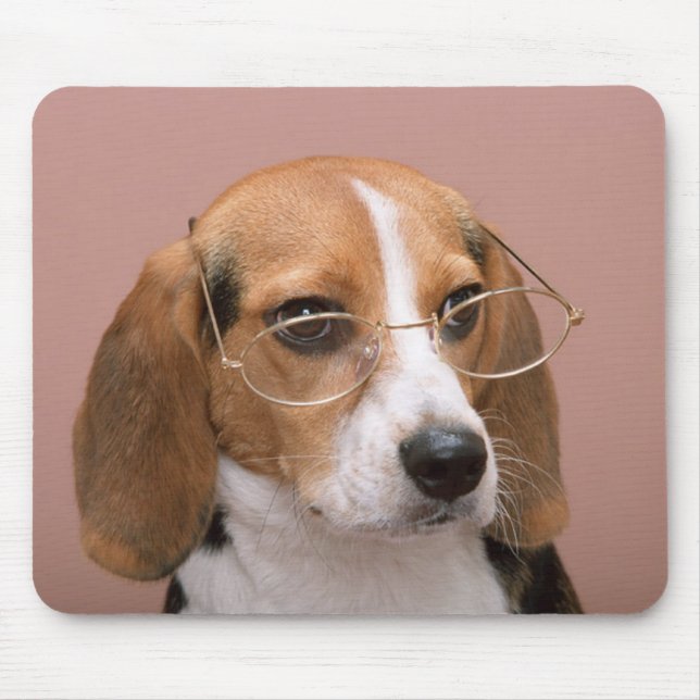 Amor Beagle Puppy Dog Mousepad (Frente)