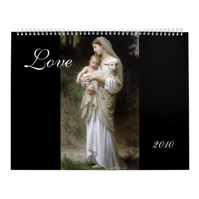 Amor, Bouguereau - Calendário de Ano (Capa)