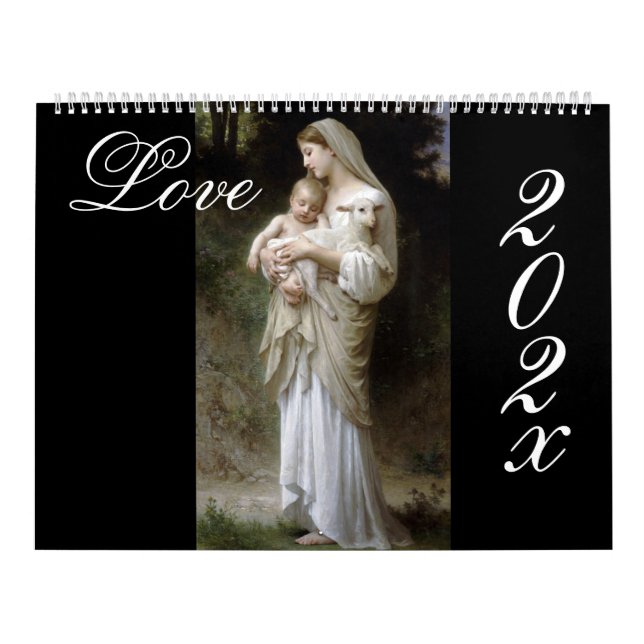 Amor, Bouguereau DIY calendário (Capa)