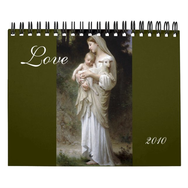 Amor, Calendário de Bouguereau 2010 (Capa)