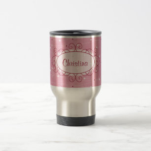 Amor Cardíaco 15 oz. Caneca de viagem de aço inoxi