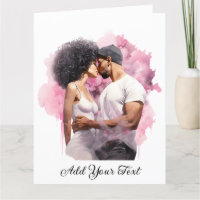 Amor - Cartão de Saudação Dobrado