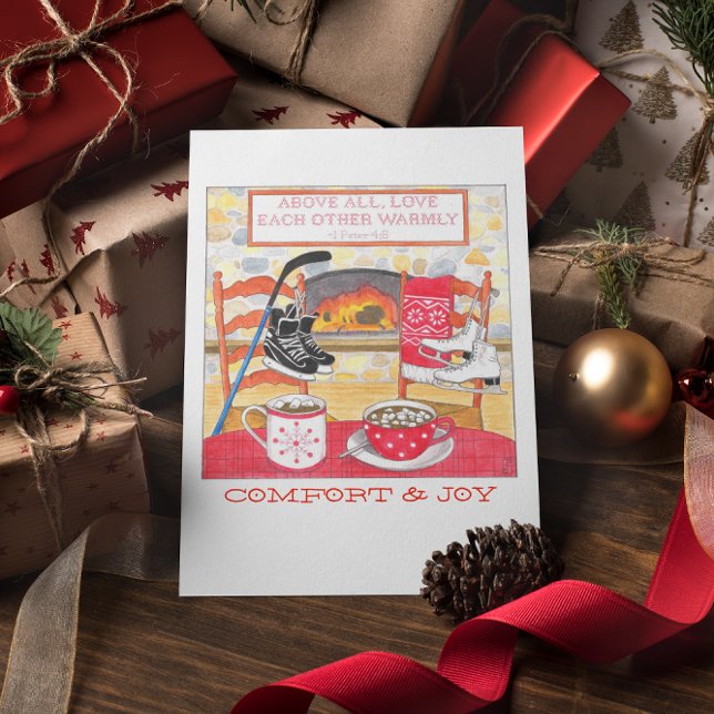 Amor Cartões de Natal Calorosos (Criador carregado)