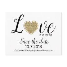 Amor Casamento Salve o Cartão de Posto de Data