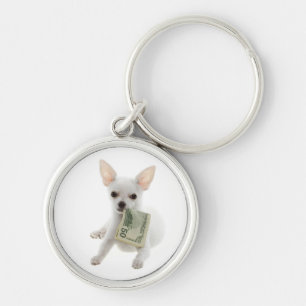 Amor Chaveiro de Cachorro Puppy Chihuahua Branco