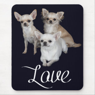 Amor Chihuahua Puppy Dog Mousepad