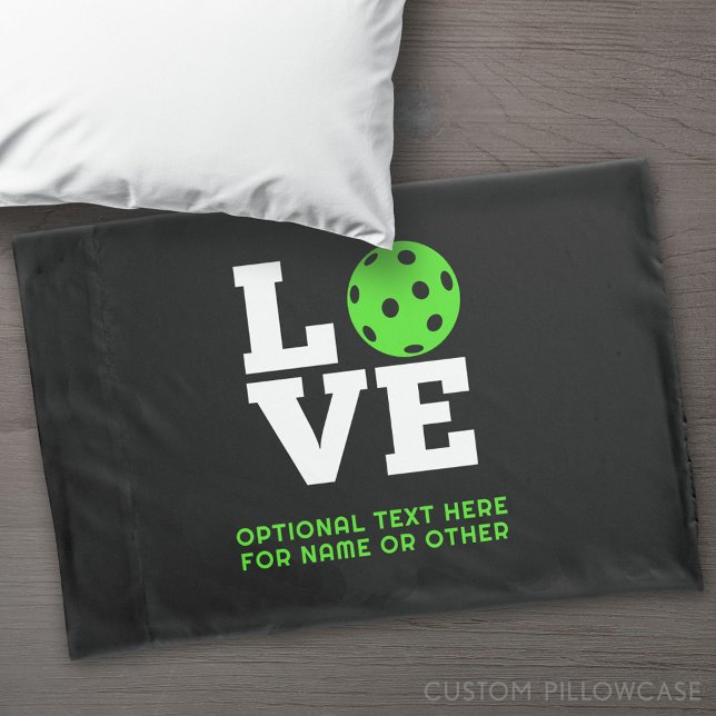 AMOR com a bola de picles para a bola de picles ve (Custom Pillowcase)
