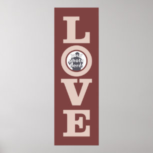 AMOR com o poster personalizado FOTO