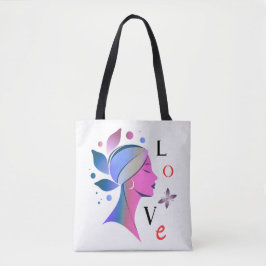 Amor com saco de tote