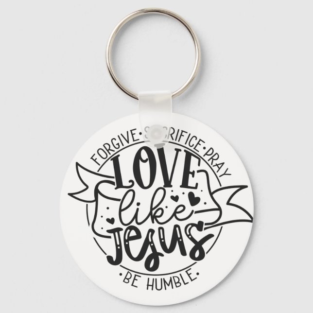 Amor Como Jesus Chaveiro (Frente)