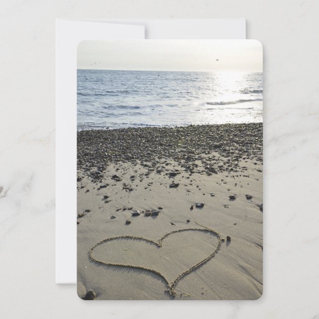 Amor Coração em Areia (Frente)