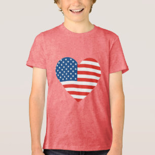 Amor Coração Formatado Design de Bandeira American