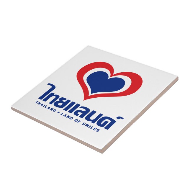 Amor [Coração] Tailândia ♦ Esquema de Língua Taila (Lateral)