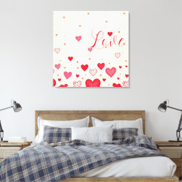 Amor, Corações, Namorados, Casamento - Canvas