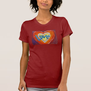 Amor Corações Ripple Camisas De Arte Inspiracionai