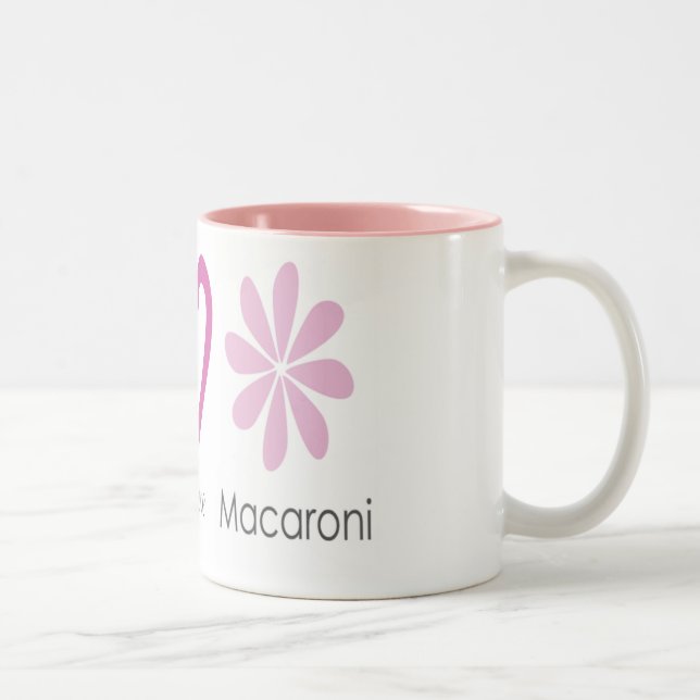Amor da paz e caneca do macarrão (Direita)