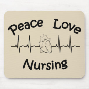 Amor da paz que nutre Mousepad