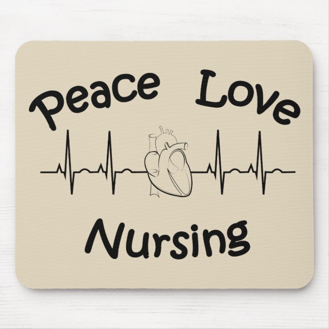 Amor da paz que nutre Mousepad (Frente)