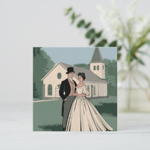 Amor de Celebração de Convite para Casamento Elega