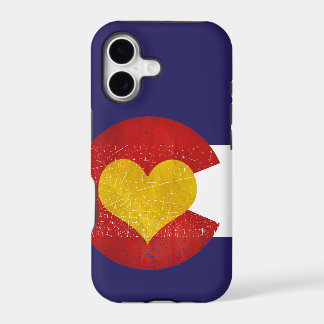 Amor de Denver do Grunge do coração da bandeira do