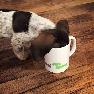 Amor de Doxie do cão do Wiener da caneca de café
