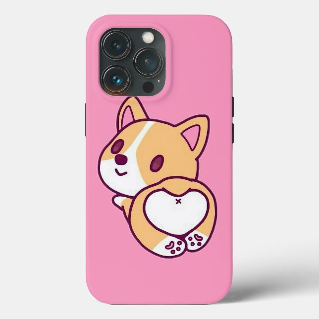 Amor de Filhote de Corgi Fofo (Verso)