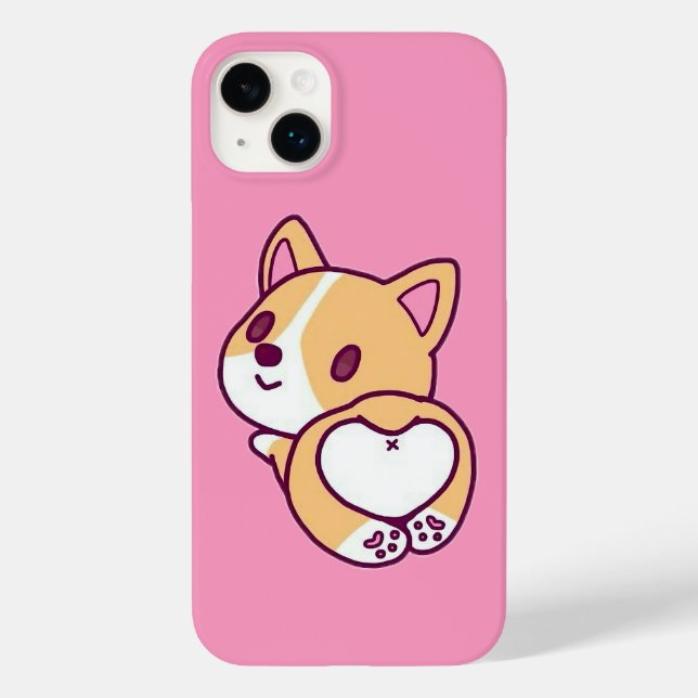 Amor de Filhote de Corgi Fofo (Verso)