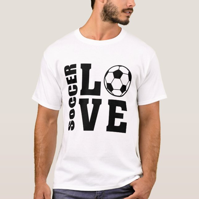 Amor de futebol, camiseta de futebol (Frente)