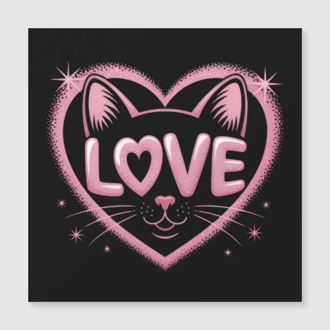 Amor de Gato Brilhante (Frente)