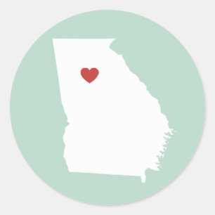 Amor de Geórgia - etiqueta customizável