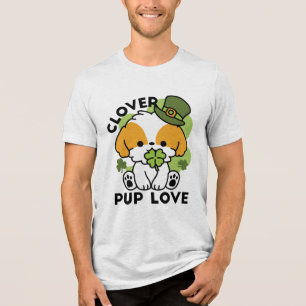 Amor de véu - Ruas. Design de cão no dia de Patric