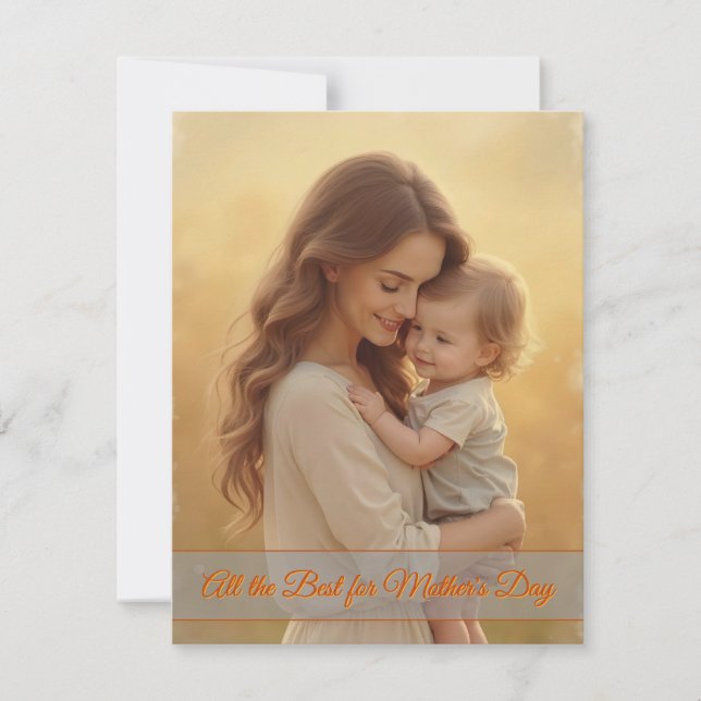 Amor dia de as mães - Um momento de pura alegria (Frente)